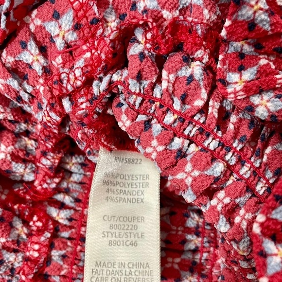 Max Studio Wide Leg Crepe Smocked Jumpsuit - Picture 5 of 6